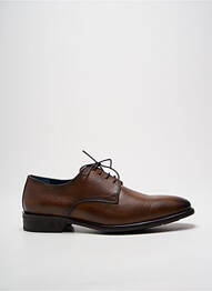 Derbies matière lisse talon bas marron BRETT & SONS homme