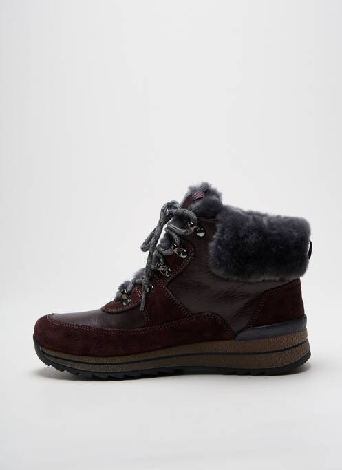 Baskets nubuck talon plat jusqu'à 3cm violet ARA femme