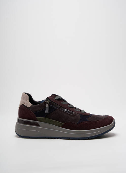 Baskets nubuck talon de 4 à 6cm violet ARA femme