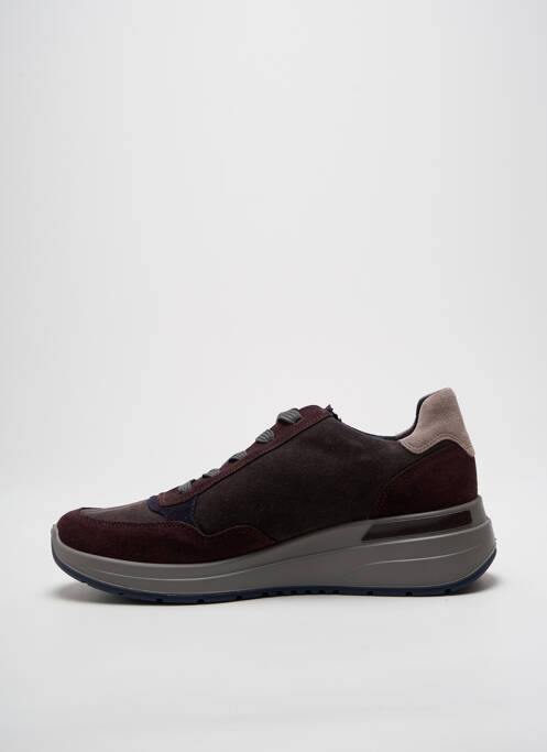 Baskets nubuck talon de 4 à 6cm violet ARA femme