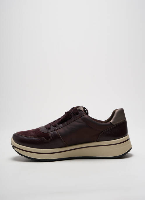 Baskets matière lisse talon de 4 à 6cm violet ARA femme