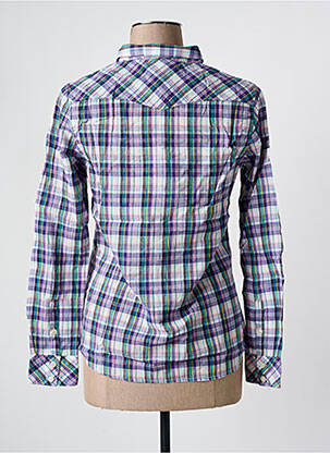 Chemisier imprimé fantaisie manches longues violet WRANGLER femme