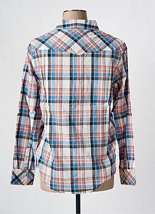 Chemisier imprimé fantaisie manches longues blanc WRANGLER femme