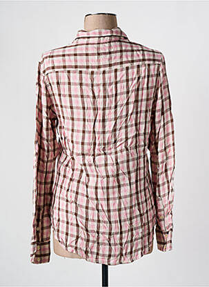 Chemisier coupe cintrée manches longues rose WRANGLER femme