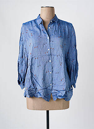 Chemisier bleu LEE AND ME pour femme