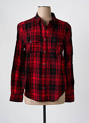 Chemisier rouge LEE pour femme