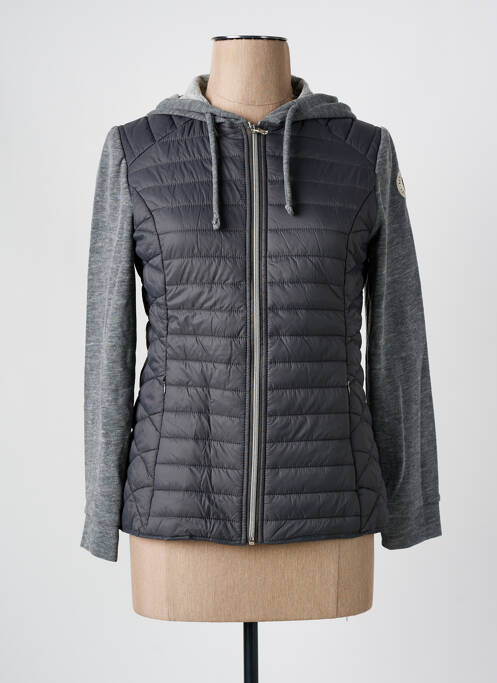 Doudoune manches longues a capuche gris SUN VALLEY femme