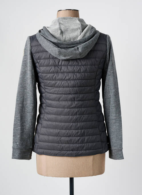 Doudoune manches longues a capuche gris SUN VALLEY femme