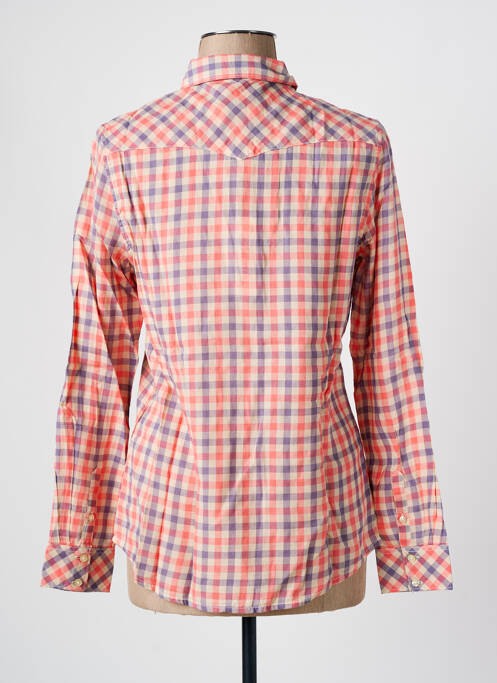 Chemisier imprimé fantaisie manches longues rose WRANGLER femme