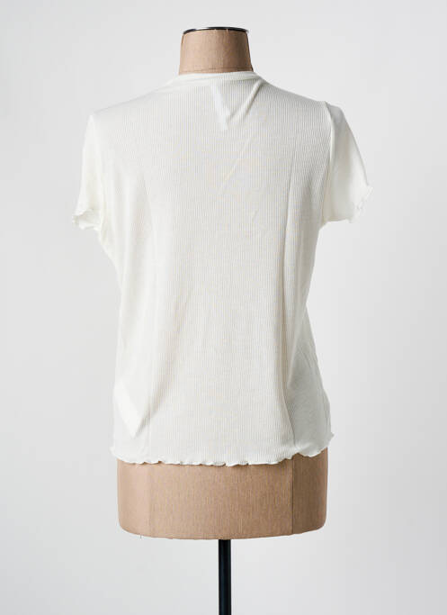 Top manches courtes manches courtes blanc RVCA femme