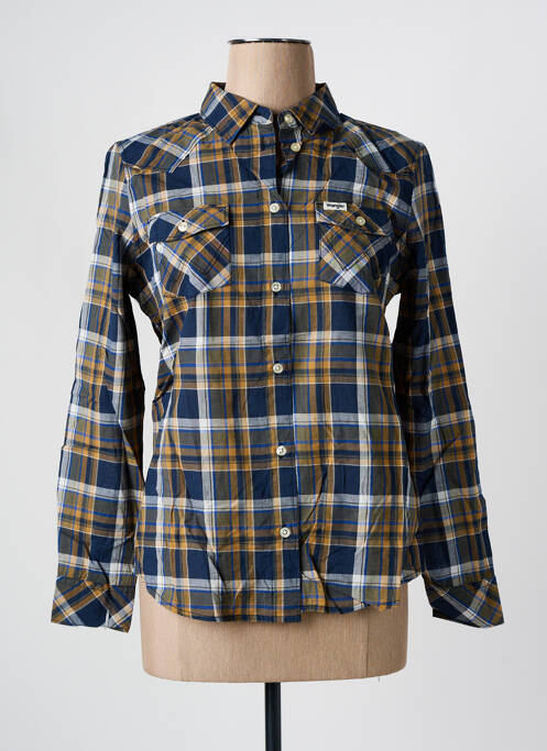 Chemisier bleu WRANGLER pour femme