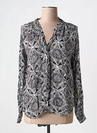 Blouse imprimé fantaisie manches longues noir VOLCOM femme