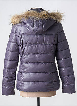 Doudoune poches a capuche gris KAPORAL femme