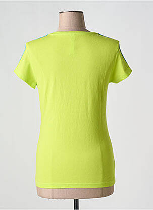 T-shirt coupe cintrée manches courtes vert ADIDAS femme