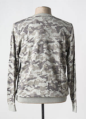 Pull col rond manches longues gris JULES homme