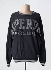 Sweat-shirt noir SUPERDRY pour femme seconde vue