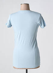 T-shirt bleu fonce C17 pour femme seconde vue
