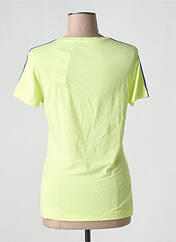 T-shirt jaune ADIDAS pour femme seconde vue