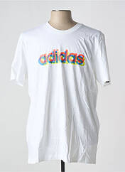 T-shirt blanc ADIDAS pour homme seconde vue