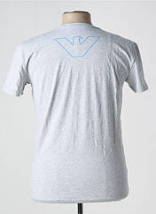 T-shirt gris EMPORIO ARMANI pour homme seconde vue