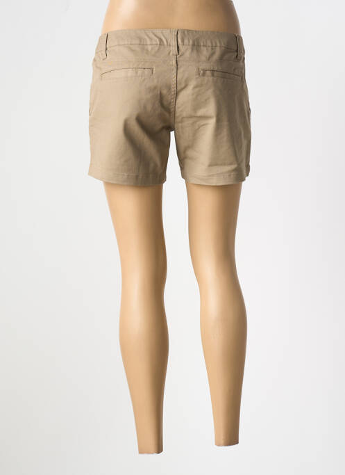 Short fermeture zippée sous rabat boutonné taille normale marron VOLCOM femme