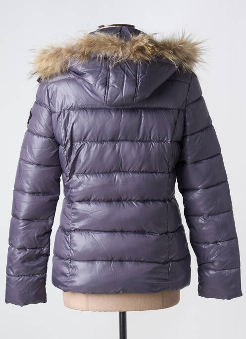 Doudoune poches a capuche gris KAPORAL femme