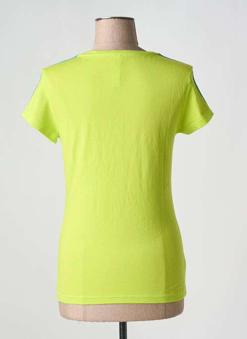 T-shirt coupe cintrée manches courtes vert ADIDAS femme