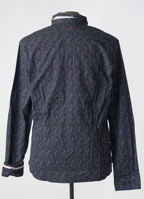 Chemise manches longues imprimé fantaisie bleu TEDDY SMITH homme