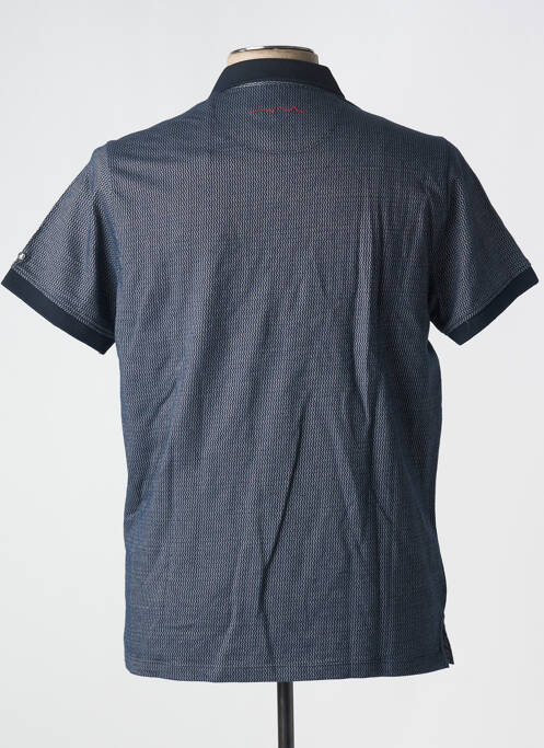 Polo bleu TEDDY SMITH homme