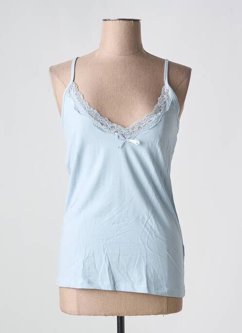 Top bleu C17 pour femme
