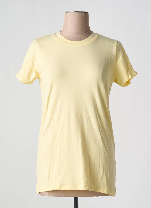 T-shirt jaune C17 pour femme