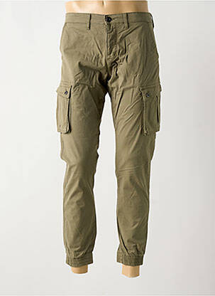 Pantalon cargo resserrée sur le bas taille normale vert JUST EMPORIO homme
