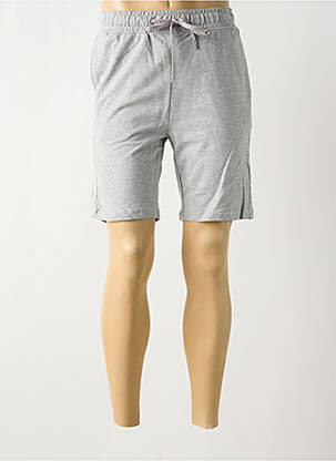 Short fermeture liens à nouer taille normale gris TORRENTE homme