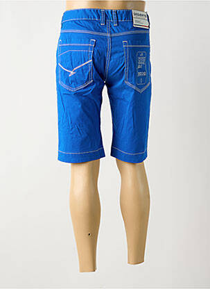 Bermuda tissage popeline taille normale bleu DESIERTO homme