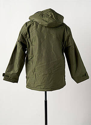 Parka poches a capuche vert WORLDFIVE garçon