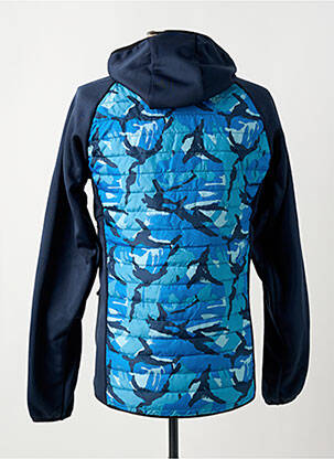 Doudoune poches a capuche bleu JACK & JONES homme