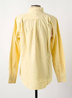 Chemise manches longues coupe cintrée jaune GANT homme
