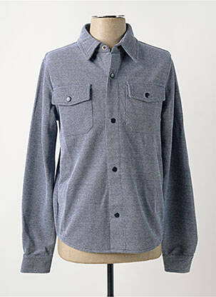 Chemise manches longues coupe cintrée bleu JUST EMPORIO homme