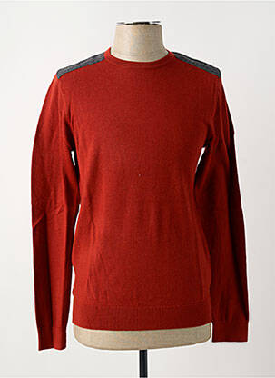 Pull stretch manches longues orange BRICE homme
