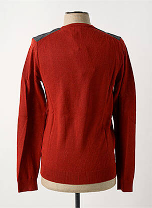 Pull stretch manches longues orange BRICE homme