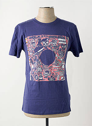 T-shirt coupe cintrée manches courtes violet VOLCOM homme