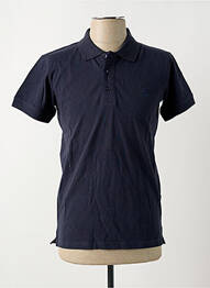 Polo stretch manches courtes bleu TORRENTE homme