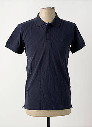 Polo stretch manches courtes bleu TORRENTE homme