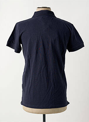 Polo stretch manches courtes bleu TORRENTE homme