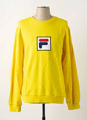 Sweat-shirt jaune FILA homme seconde vue