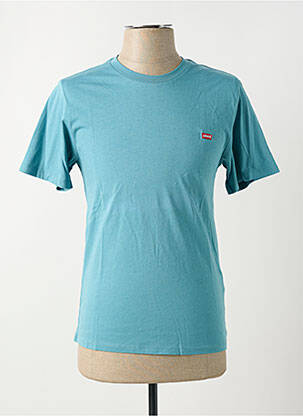 T-shirt bleu LEVIS pour homme
