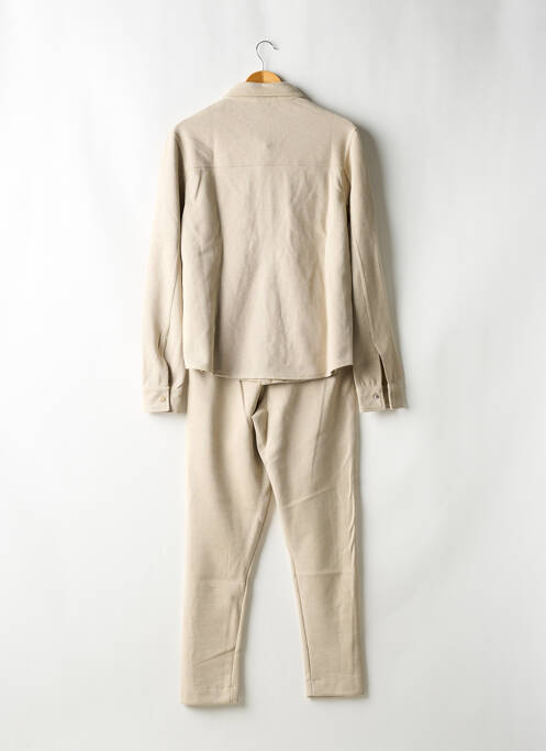 Ensemble pantalon taille élastique beige JUST EMPORIO homme