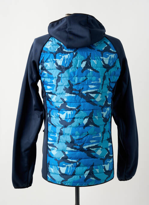 Doudoune manches longues a capuche bleu JACK & JONES homme