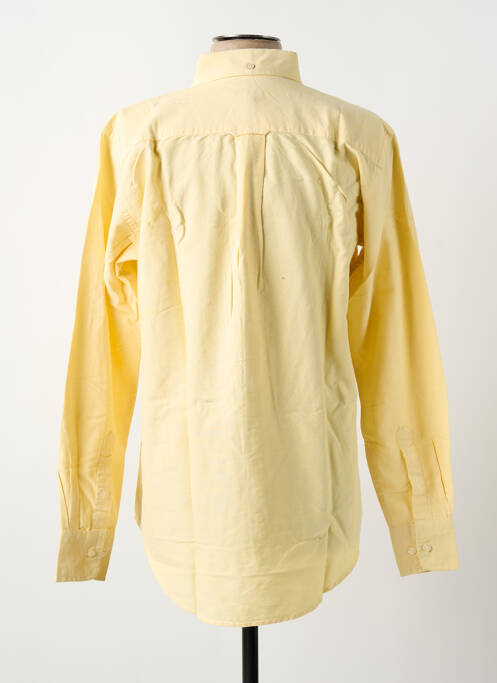 Chemise manches longues coupe cintrée jaune GANT homme