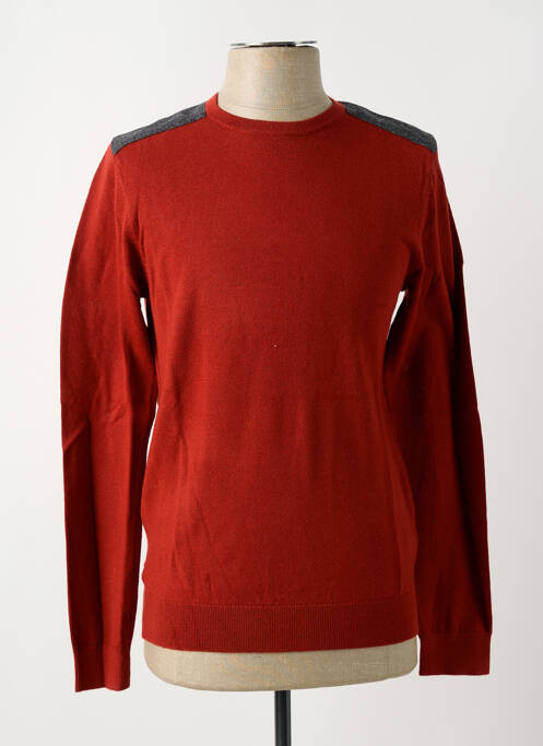 Pull stretch manches longues orange BRICE homme